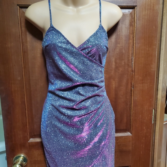 AKIRA SPARKLY DRESS - Picture 1 of 9